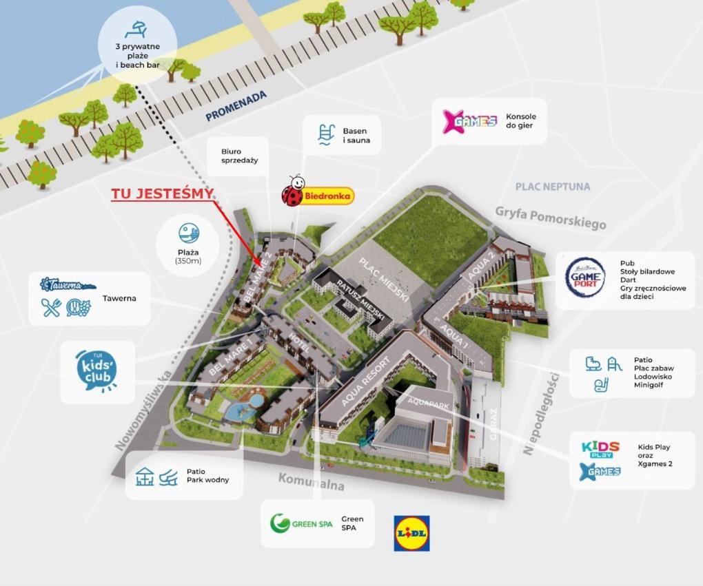 Apartament Bel Mare D 411 Miedzyzdroje Eksteriør bilde